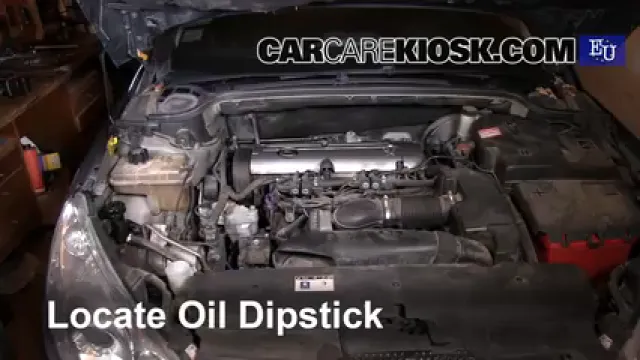 2005 Peugeot 407 SW 2.0L 4 Cyl. Oil Check Oil Level